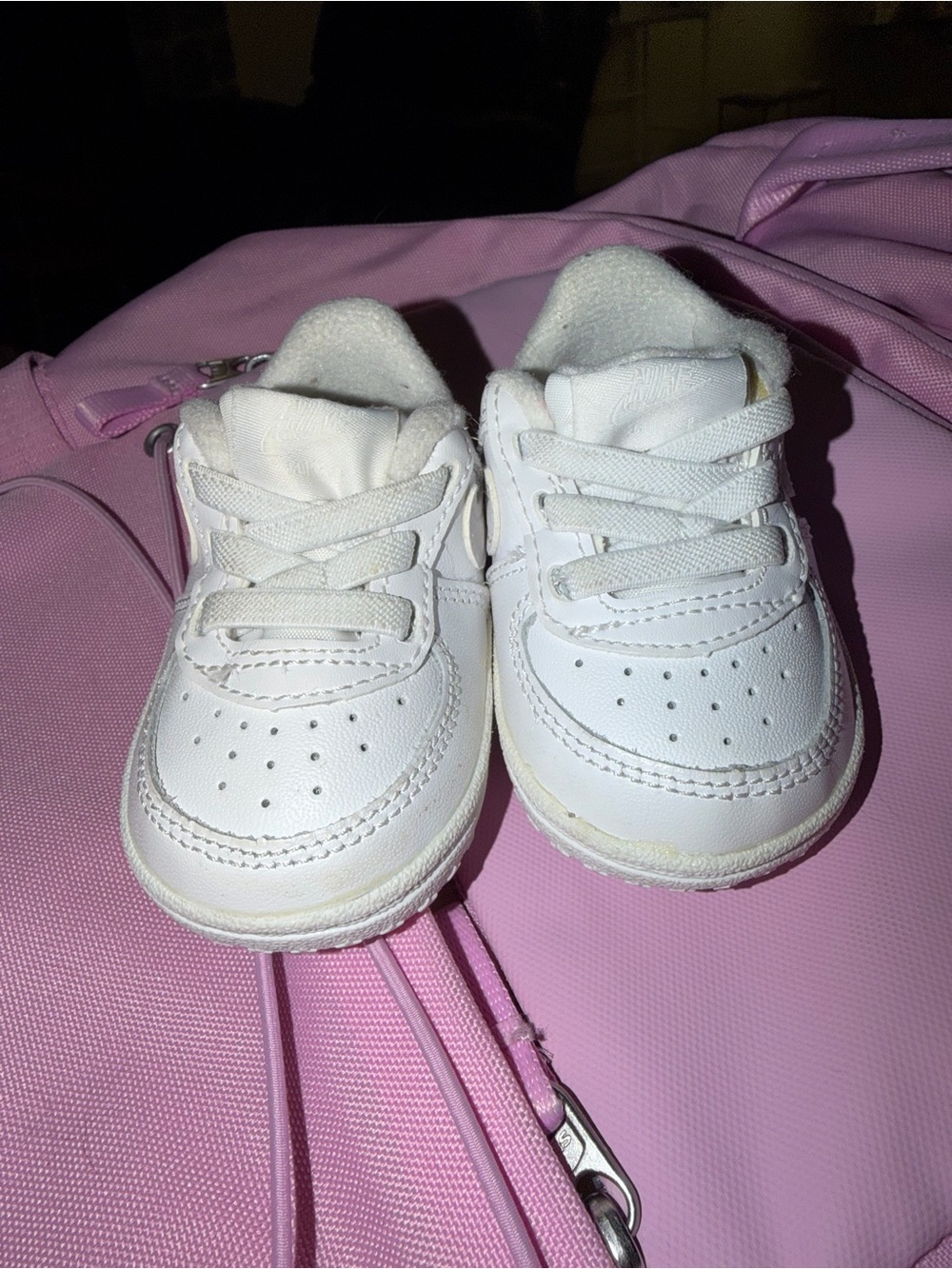 Nike Toddlers' White Leather Sneakers